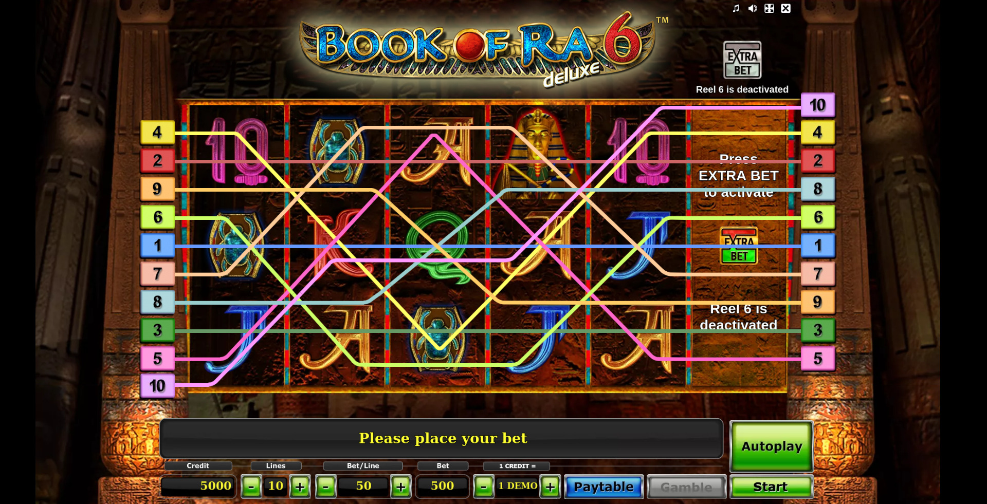 Book of Ra Deluxe 6 Gratis spielen