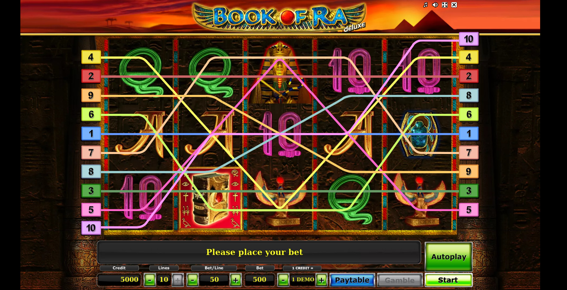 Book of Ra Deluxe Gratis spielen